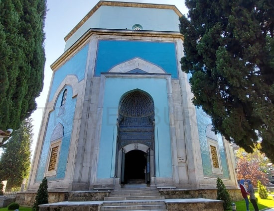 The Green Tomb, named after its turquoise tiles